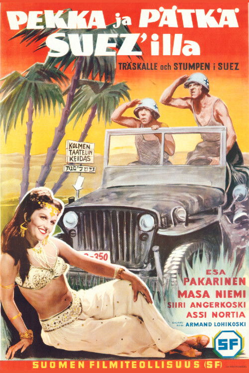 Pekka ja Pätkä Suezilla (1958) poster