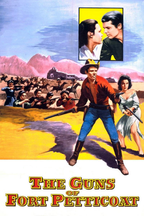 The Guns of Fort Petticoat (1957) poster