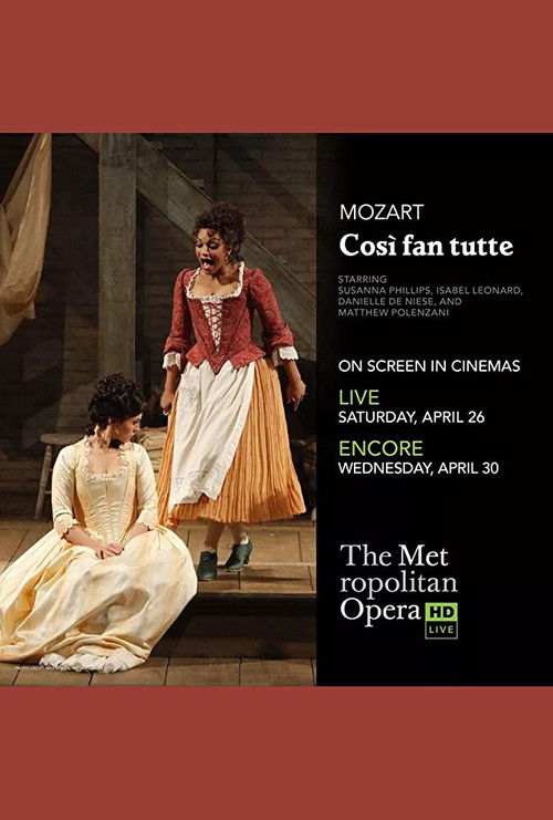 The Metropolitan Opera: Così Fan Tutte (2014) poster