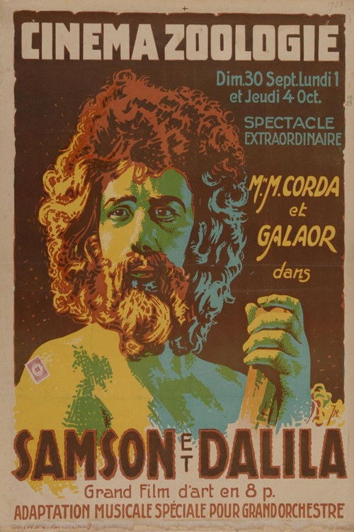 Samson und Delila (1922) poster