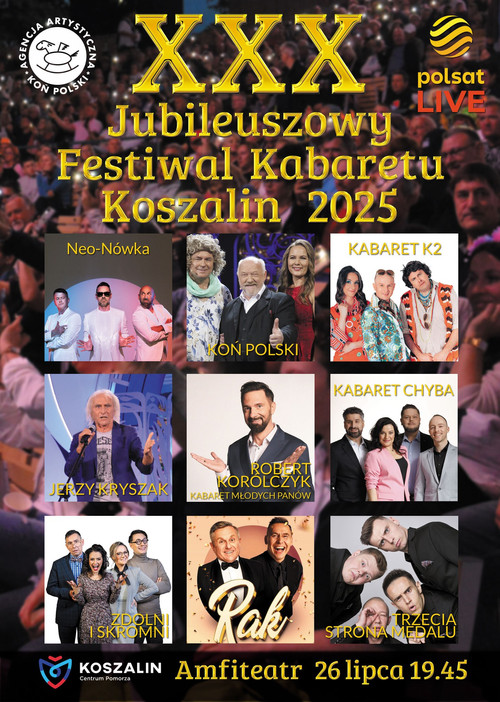 XXX Jubileuszowy Festiwal Kabaretu Koszalin (2025) poster