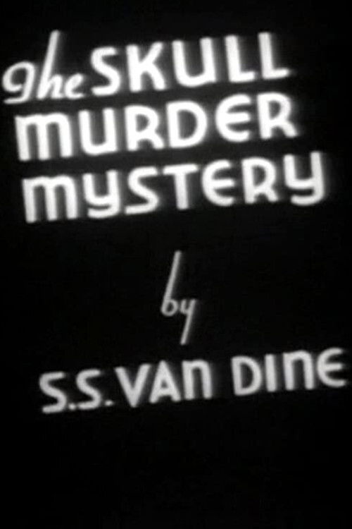 The Skull Murder Mystery (1932) poster