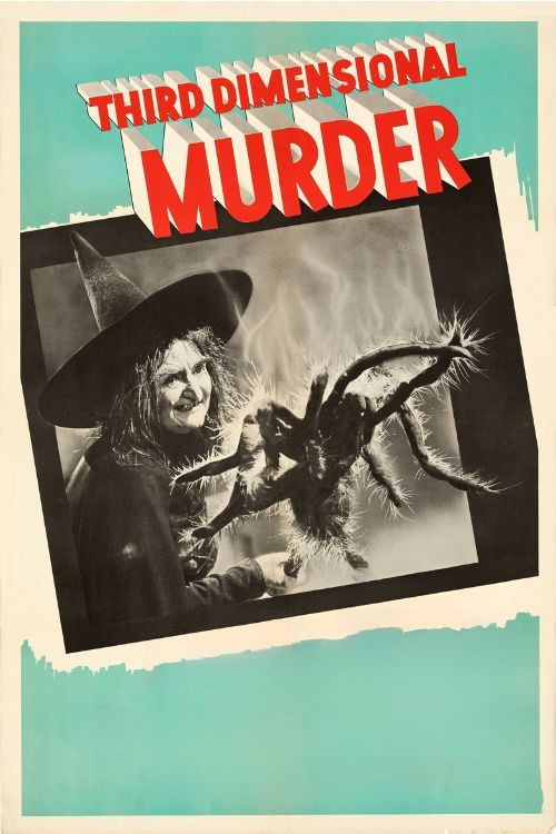 Third Dimensional Murder (1941) poster