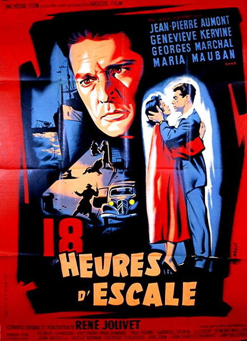 Dix-huit heures d'escale (1955) poster