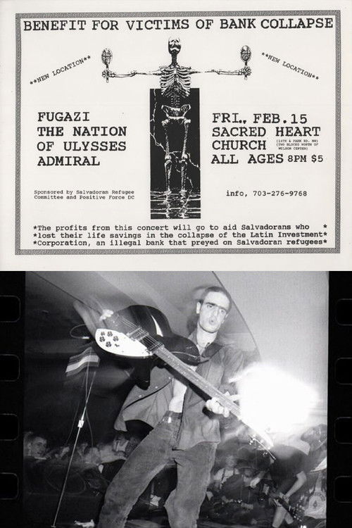 Fugazi: Sacred Heart Church, Washington, DC (1991) poster
