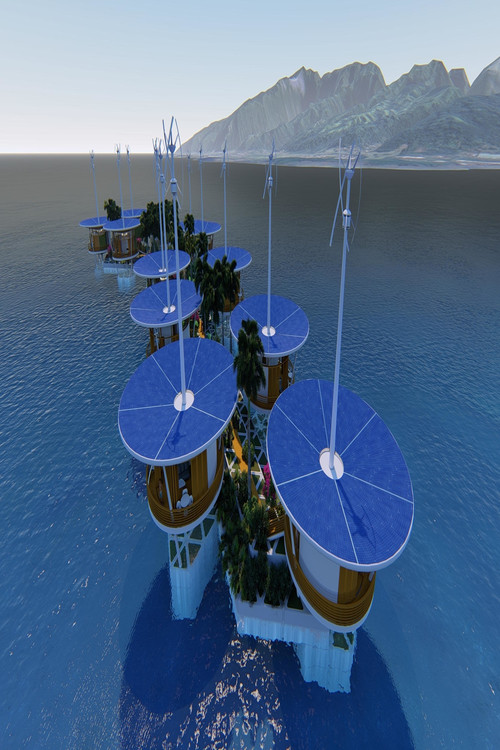 The Seasteaders (2018) poster