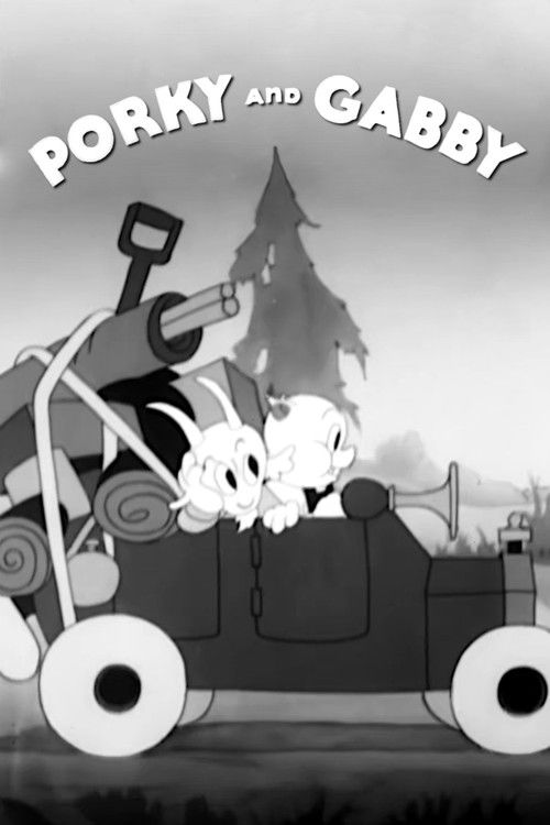 Porky and Gabby (1937) poster