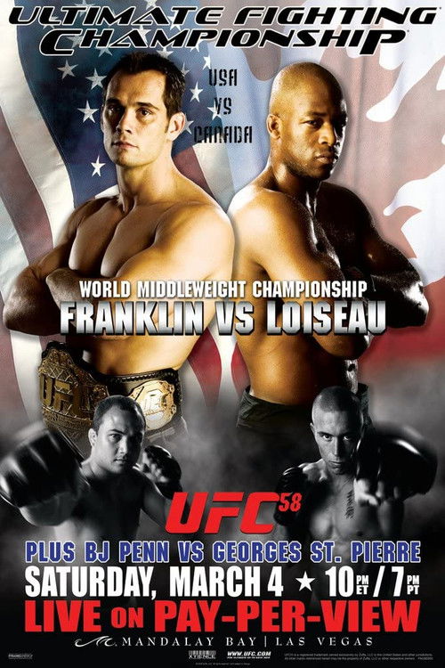 UFC 58: USA vs. Canada (2006) poster
