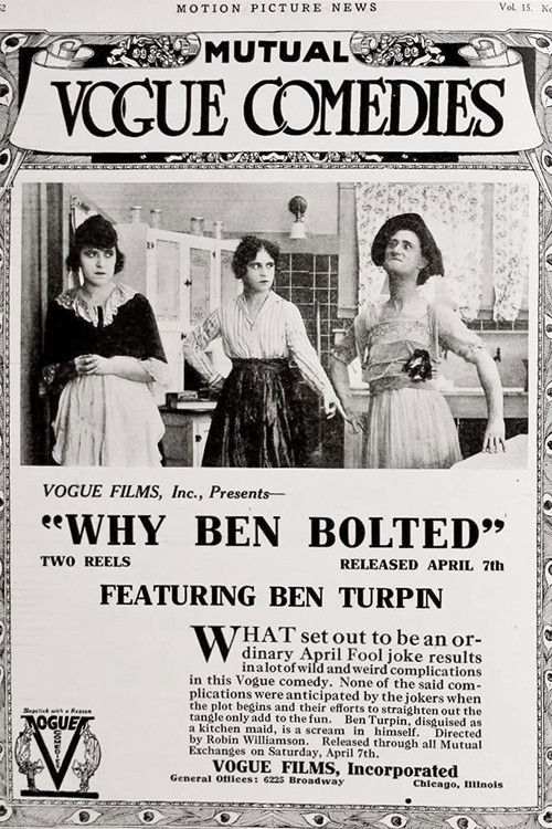 When Ben Bolted (1917) poster