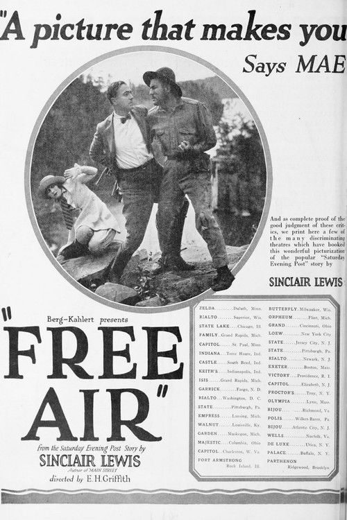 Free Air (1922) poster