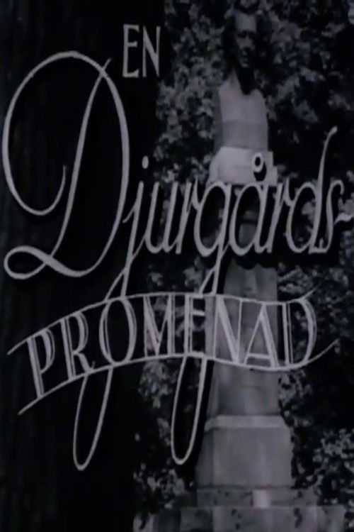 En Djurgårdspromenad (1939) poster