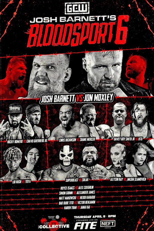 GCW Josh Barnett’s Bloodsport 6 (2021) poster