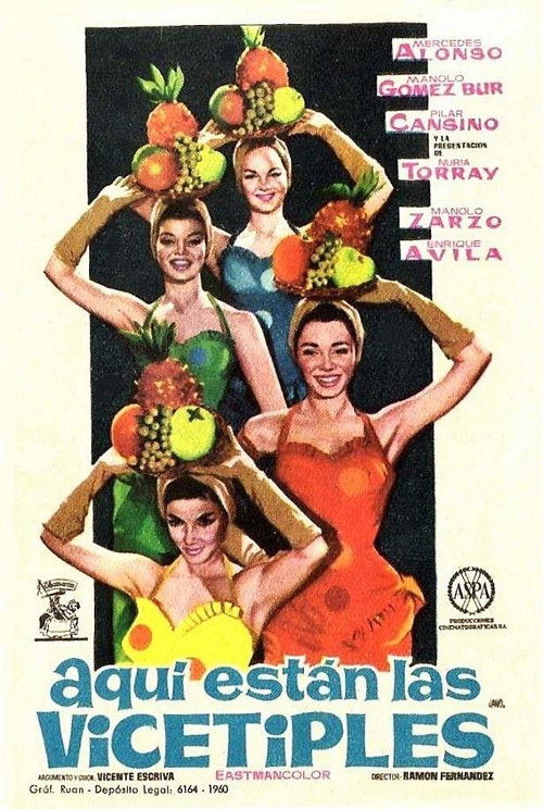 ¡Aquí están las vicetiples! (1961) poster