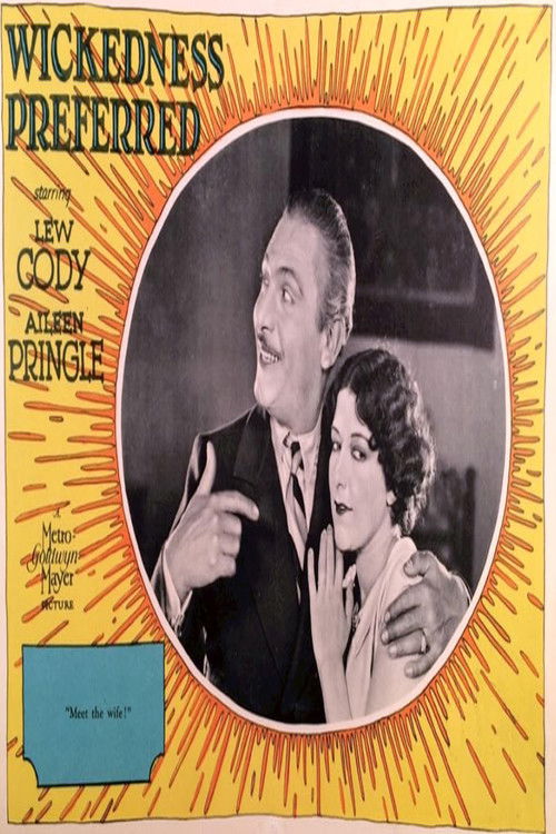 Wickedness Preferred (1928) poster