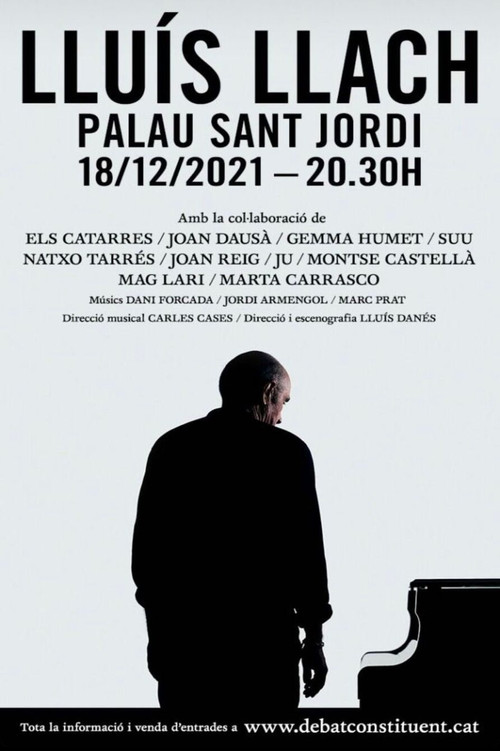 Concert Lluís Llach (2021) poster