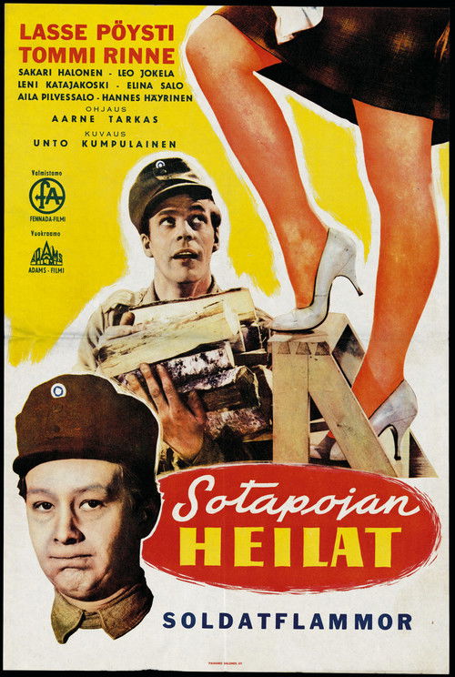 Sotapojan heilat (1958) poster