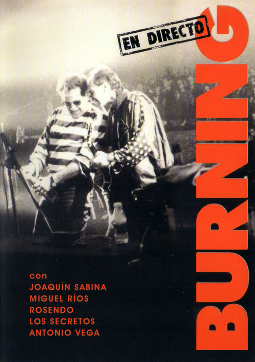 Burning en directo (1991) poster