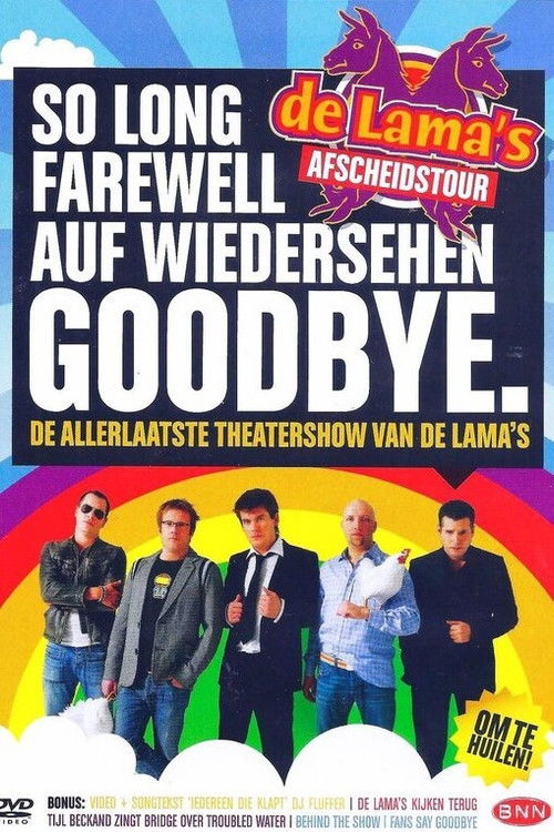 De Lama's: Afscheidstour (2009) poster