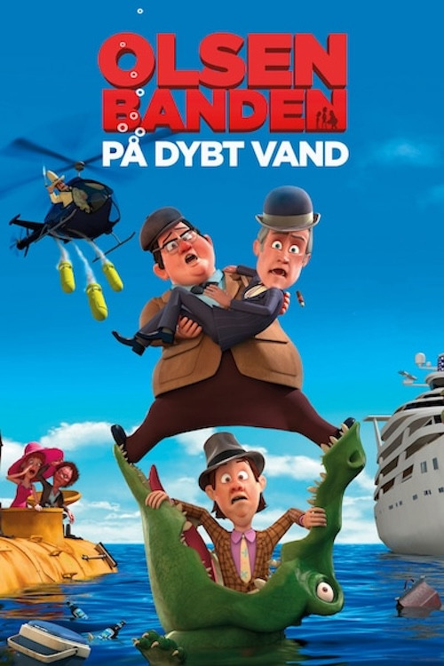 Olsen Banden på dybt vand (2013) poster