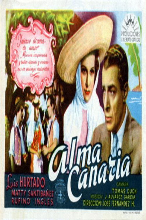 Alma canaria (1947) poster