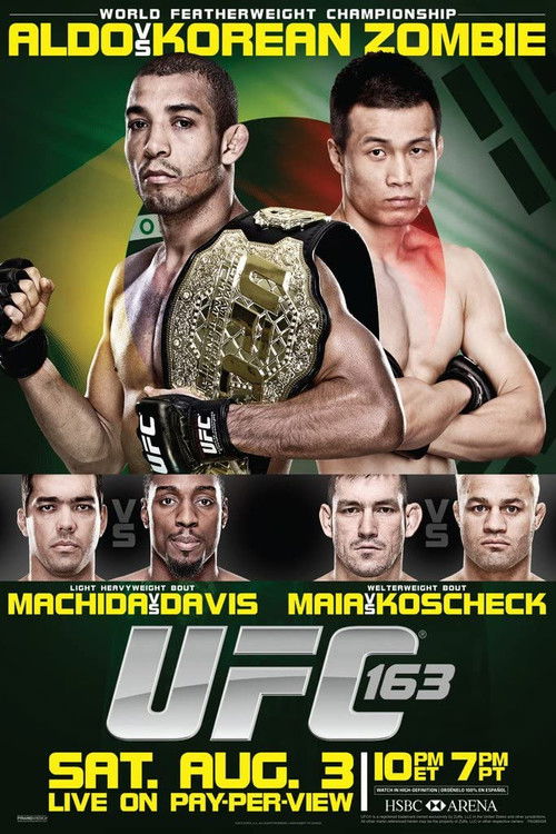 UFC 163: Aldo vs Korean Zombie (2013) poster