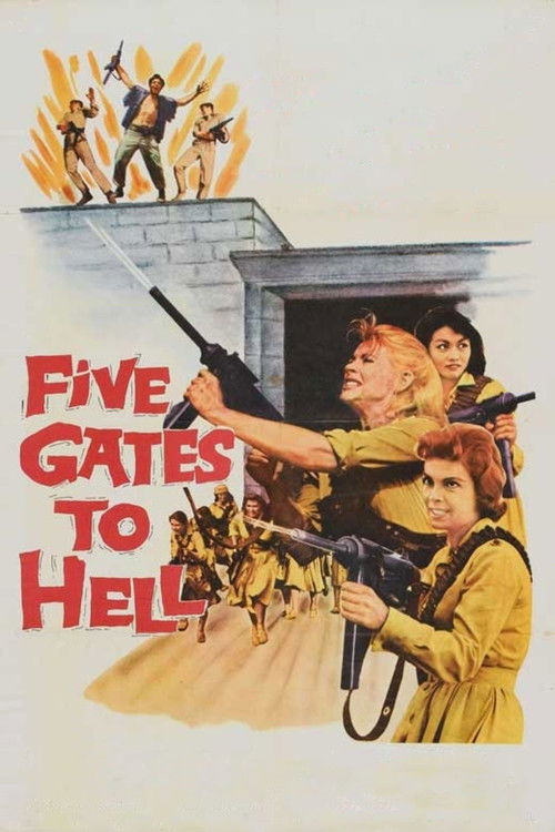 Five Gates to Hell (1959) poster