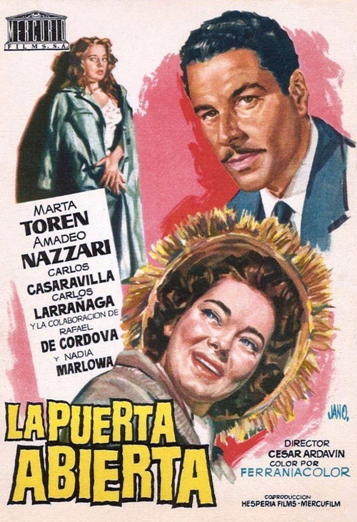 La puerta abierta (1957) poster