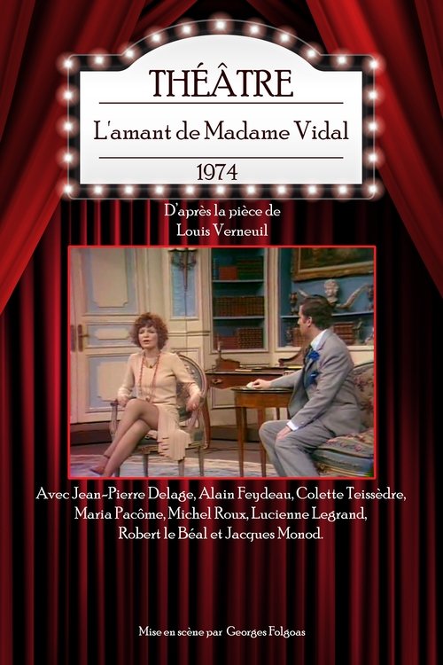 L'Amant de madame Vidal (1975) poster