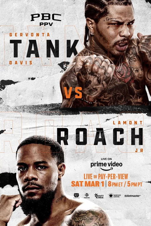 Gervonta Davis vs. Lamont Roach (2025) poster