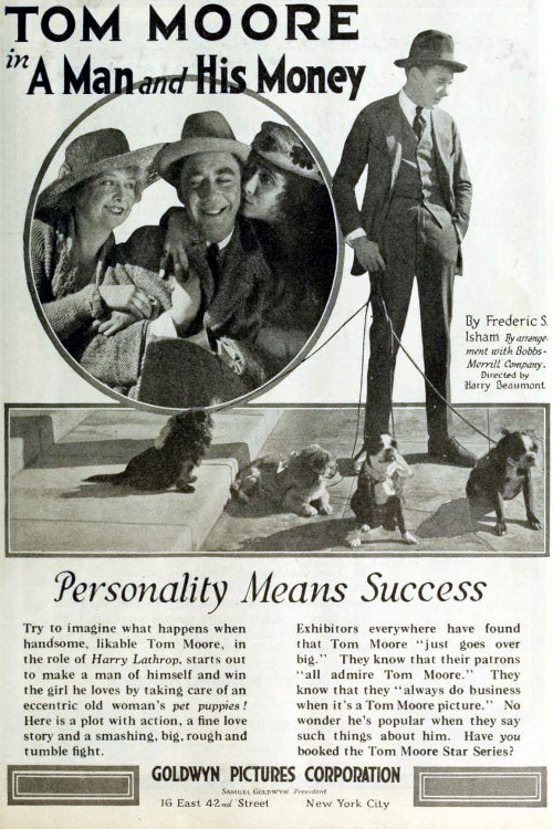 A Man And His Money (1919) poster