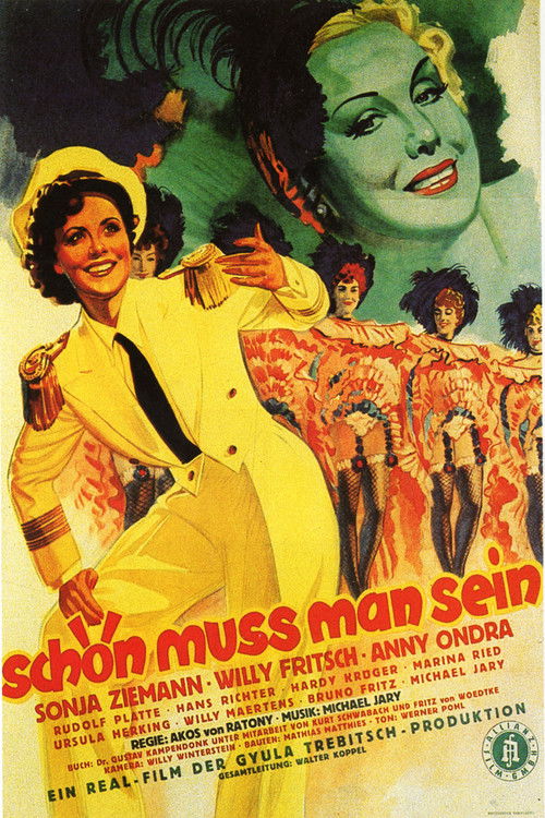 Schön muß man sein (1951) poster