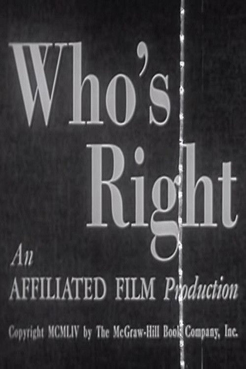 Who's Right? (1954) poster