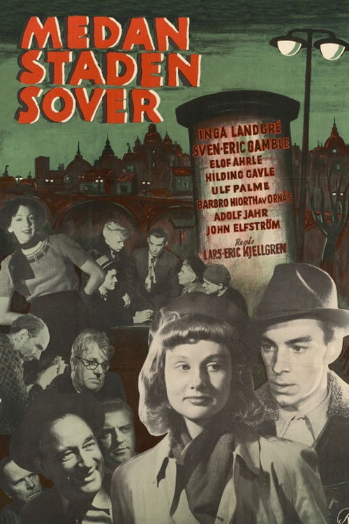 Medan staden sover (1950) poster