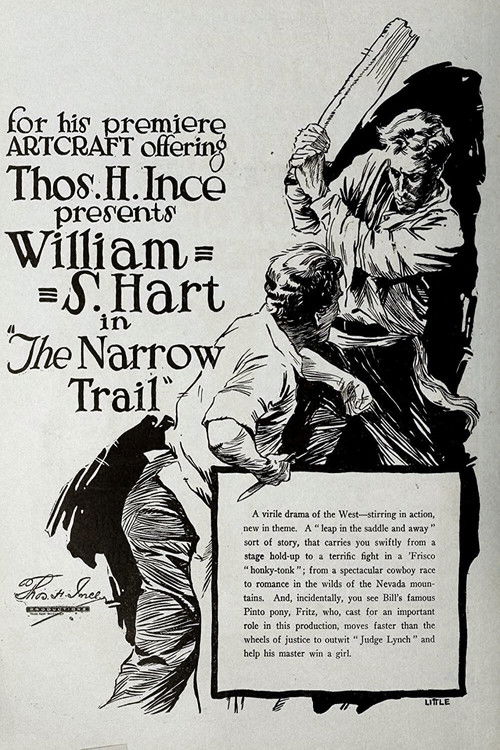 The Narrow Trail (1917) poster