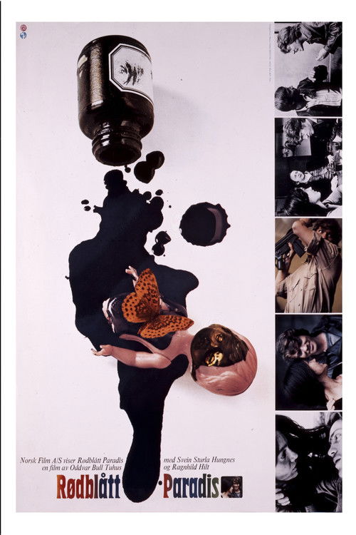 Rødblått paradis (1971) poster