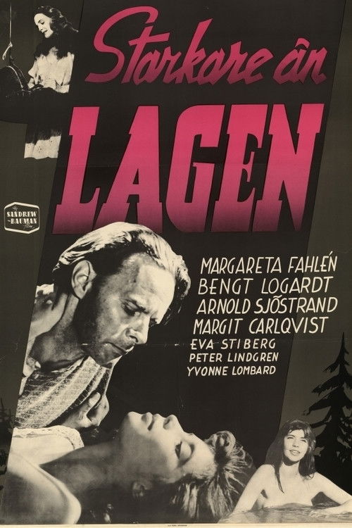 Starkare än lagen (1951) poster
