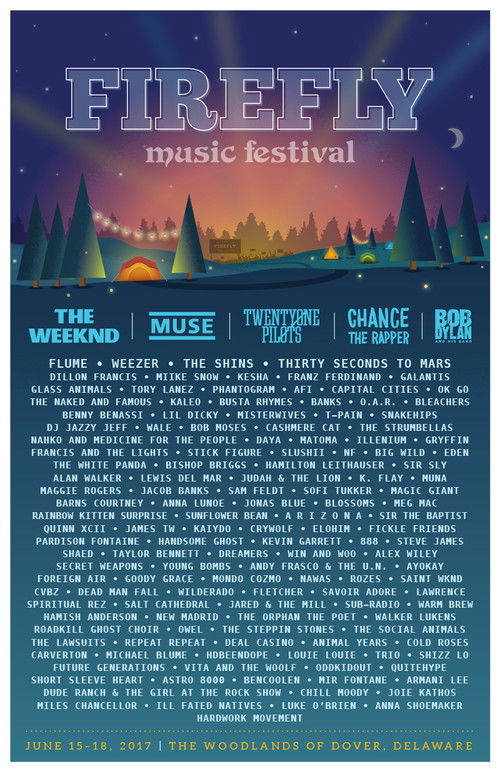 Muse - Live at Firefly Music Festival (2017) poster