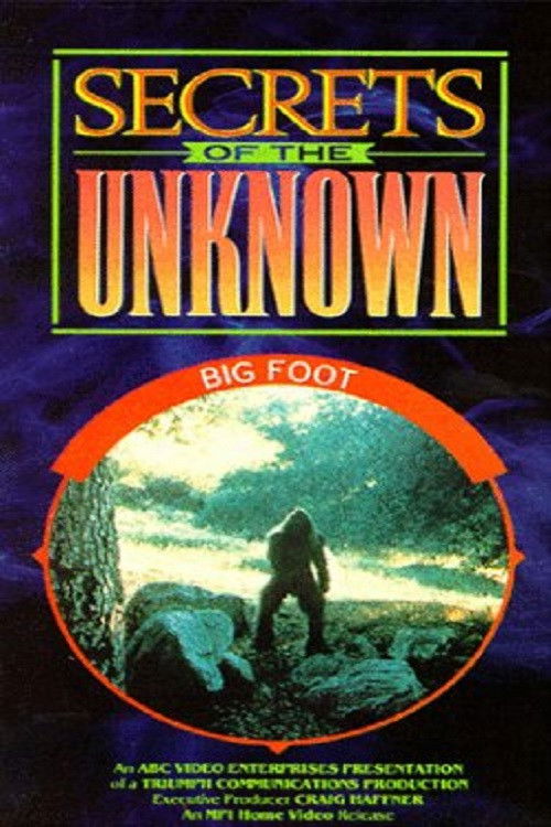Secrets of the Unknown: Big Foot (1987) poster