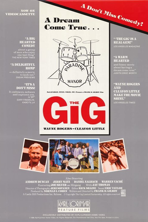 The Gig (1985) poster
