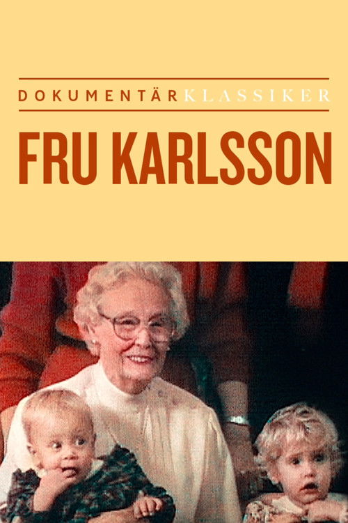 Fru Karlsson (1992) poster