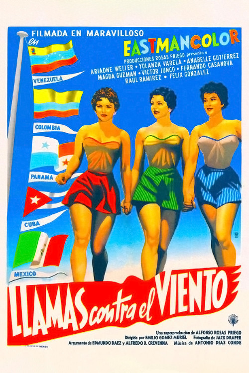 Llamas contra el viento (1956) poster