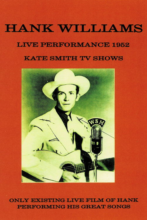 Hank Williams: Kate Smith TV Shows (1952) poster