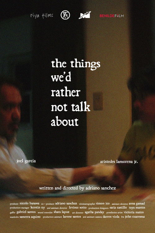 the things we'd rather not talk about (2024) poster