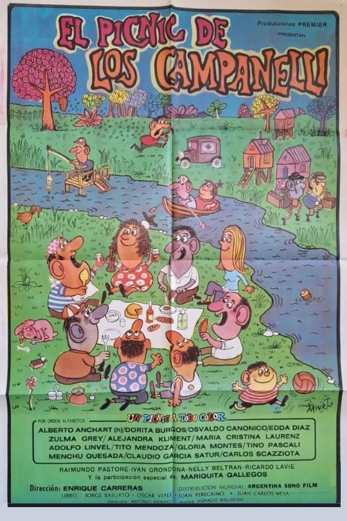 El picnic de los Campanelli (1972) poster