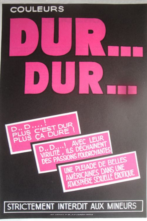 Dur, dur (1981) poster