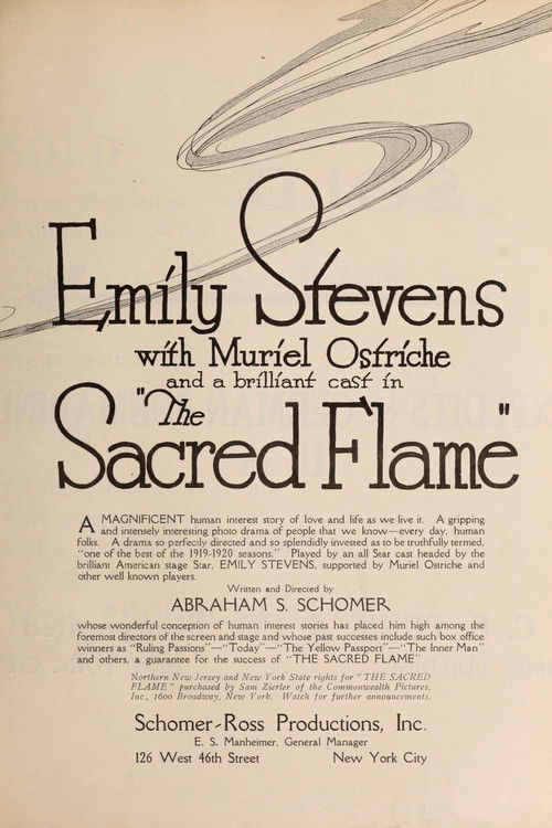 The Sacred Flame (1920) poster