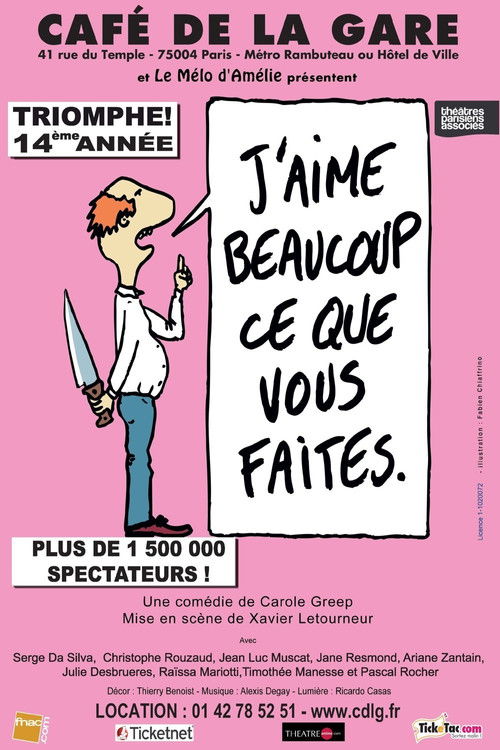 J'aime beaucoup ce que vous faites (2017) poster