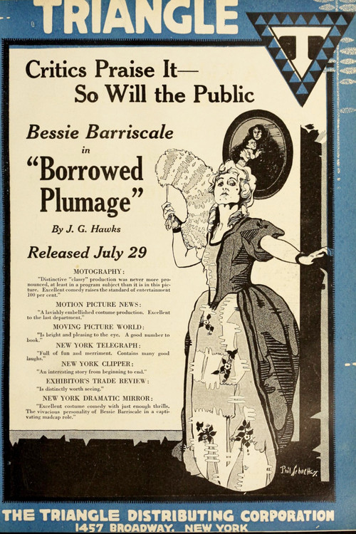 Borrowed Plumage (1917) poster