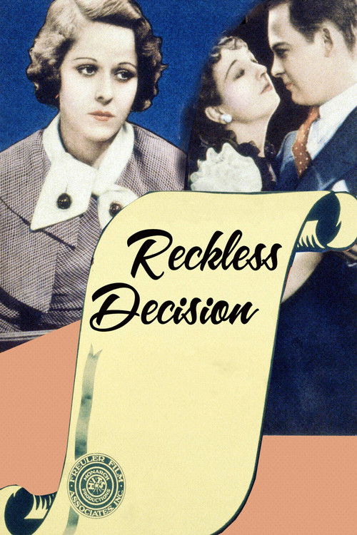 Reckless Decision (1933) poster