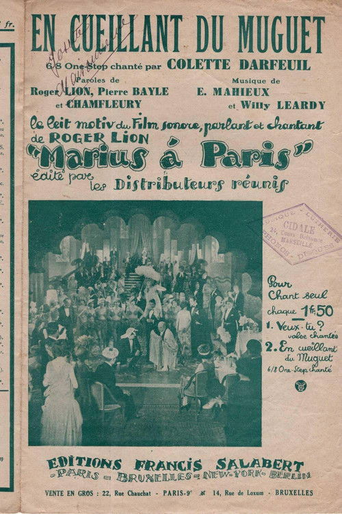 Marius à Paris (1930) poster
